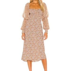 Free People Aglow midi dress